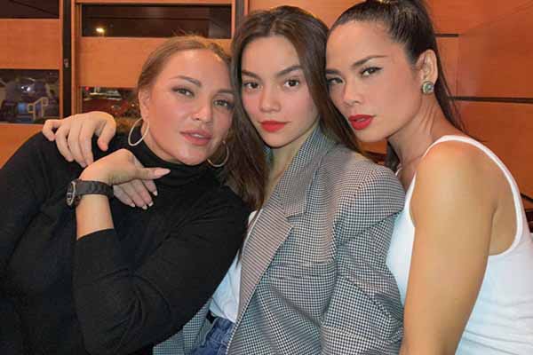 Danh ca Thanh Hà gặp Hồ Ngọc Hà, Nguyễn Hồng Thuận tại Mỹ