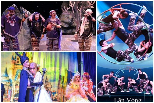 Các sân khấu đã sẵn sàng chào đón khán giả nhí