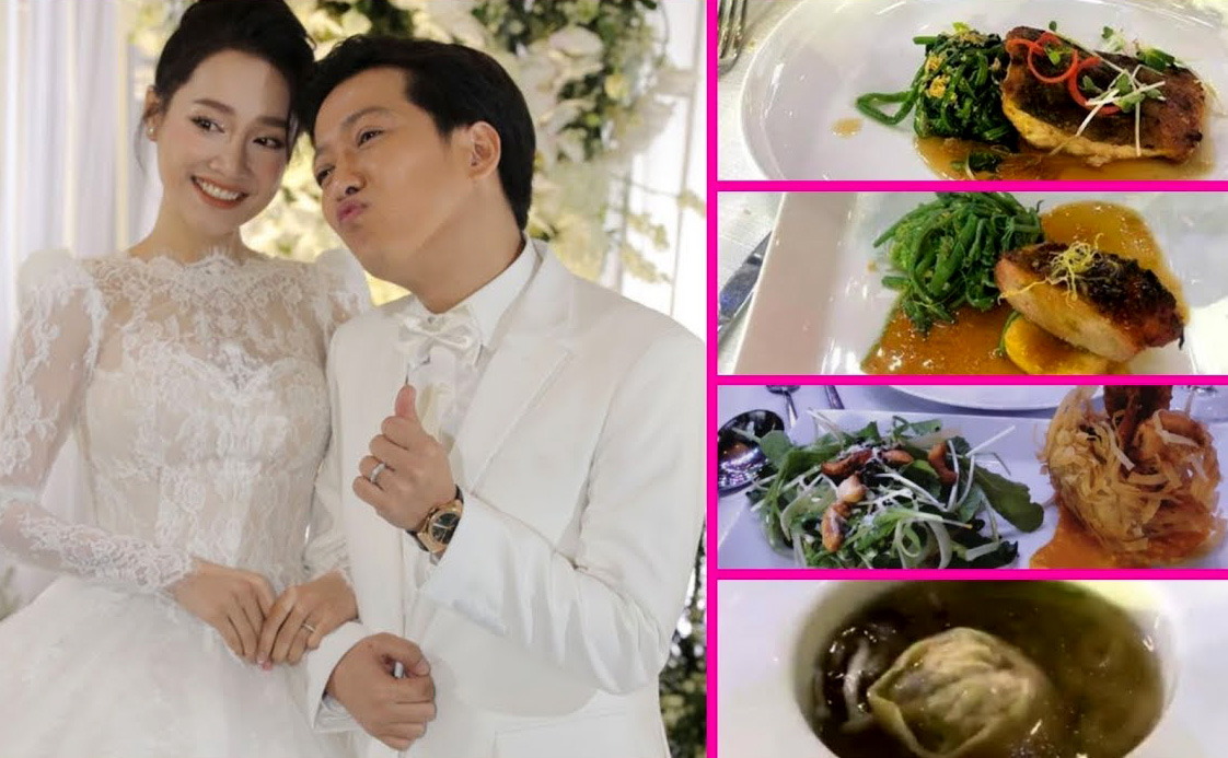 Thực đơn tiệc cưới sao Việt người sang trọng, người bình dân bất ngờ