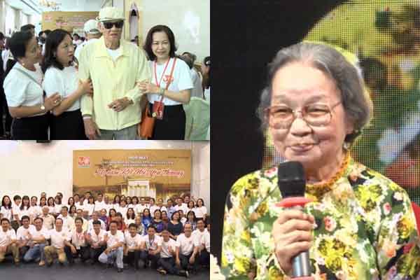 Xúc động trước tình cảm của các cựu học sinh dành cho quý thầy cô sau 30 năm gặp lại