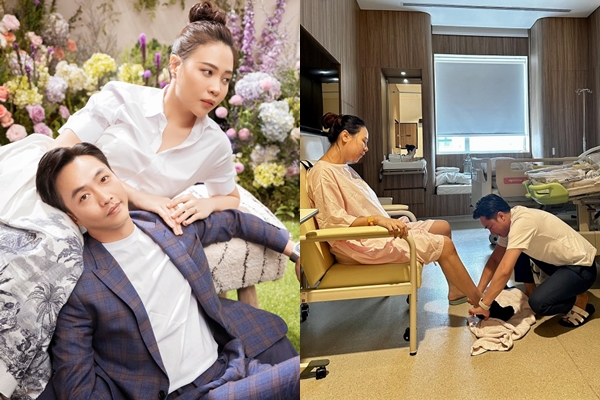 Cường Đô La chuẩn người đàn ông của gia đình, ghi điểm với hình ảnh chăm sóc vợ sau sinh