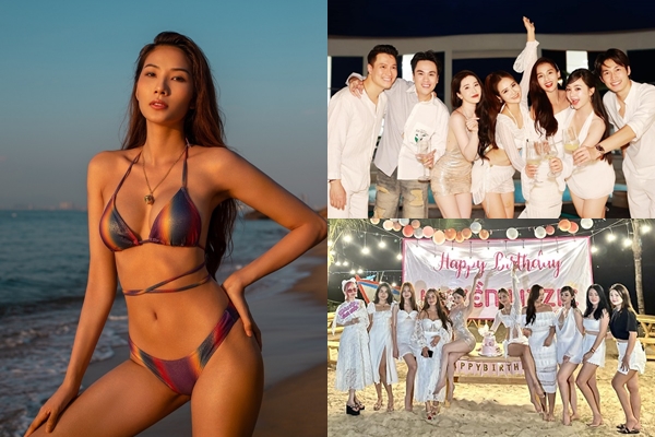 Sao Việt 13/6: Á hậu Hoàng Thùy ‘hút mắt’ trong trang phục bikini; dàn sao VTV hội tụ sinh nhật Huyền Lizzie