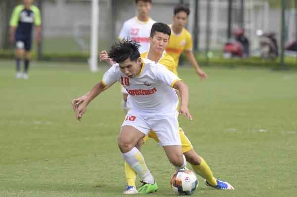 VCK U.19 quốc gia 2022: Tuyển thủ U.23 VN giúp U.19 SLNA tự tin đối đầu U.19 Viettel