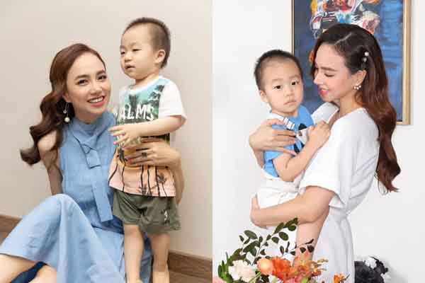 Đinh Ngọc Diệp ‘tan chảy’ vì hành động này của quý tử Noland Nam Thiên