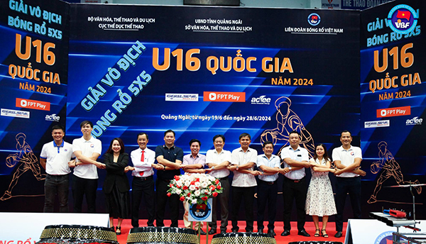 Khai mạc Giải vô địch bóng rổ 5×5 U.16 quốc gia 2024