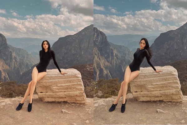 Hoa hậu Hương Giang diện áo tắm, thả dáng khoe body nóng bỏng 