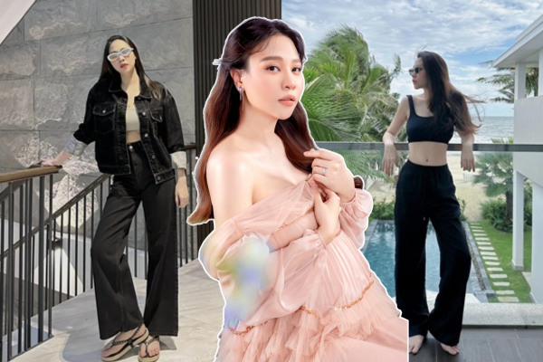Đàm Thu Trang ‘gây mê’ với sắc vóc nuột nà, tự tin đọ dáng bên hội bạn thân