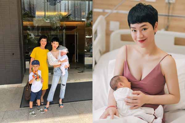 Trà My Idol có vòng eo thon như chưa từng sinh nở