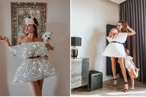 Trào lưu “dùng gối làm váy” từ khoe hàng hiệu đến khoe thân phản cảm