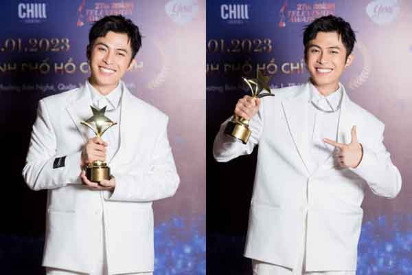 Gin Tuấn Kiệt ‘vỡ òa’ khi lần đầu tiên chạm tay vào cúp ‘Ngôi sao xanh’ 