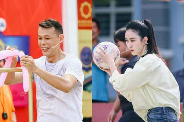 Thủ môn Tấn Trường hợp sức Á hậu Hà Thu mang về hơn 120 triệu cho trẻ mồ côi