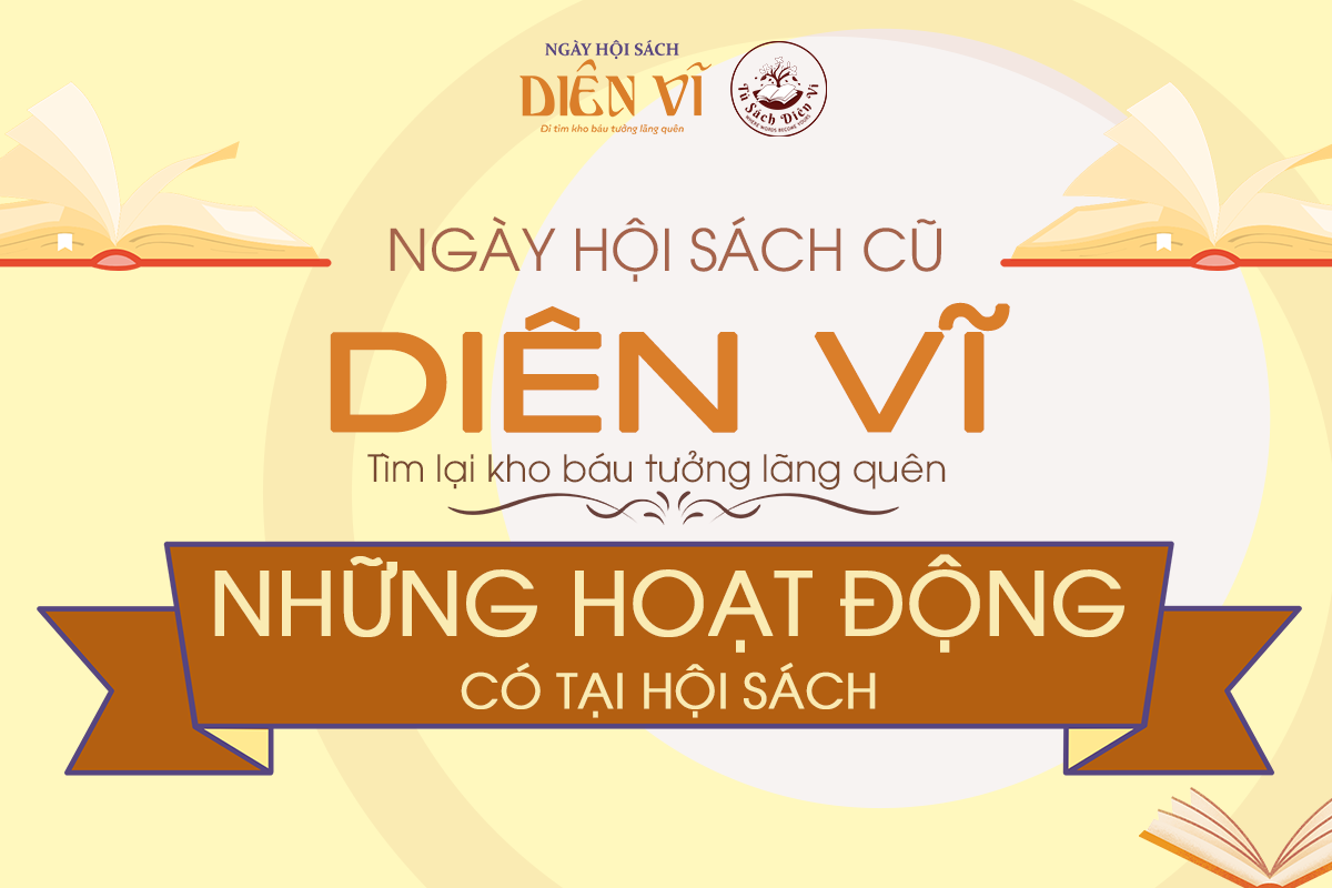 Điểm danh những hoạt động hấp dẫn sẽ có tại Ngày hội sách cũ Diên Vĩ Tháng 3