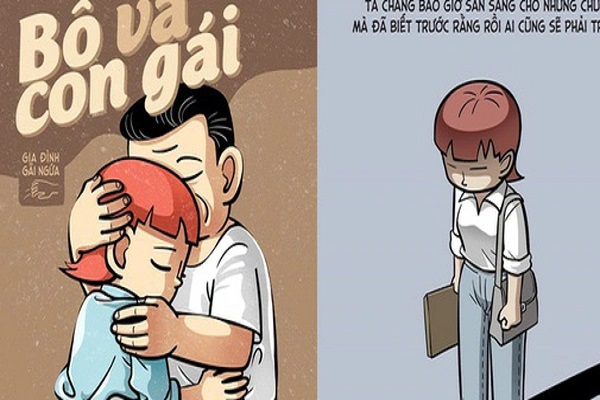 Xúc động với bộ truyện tranh tình cảm ‘Bố và con gái’