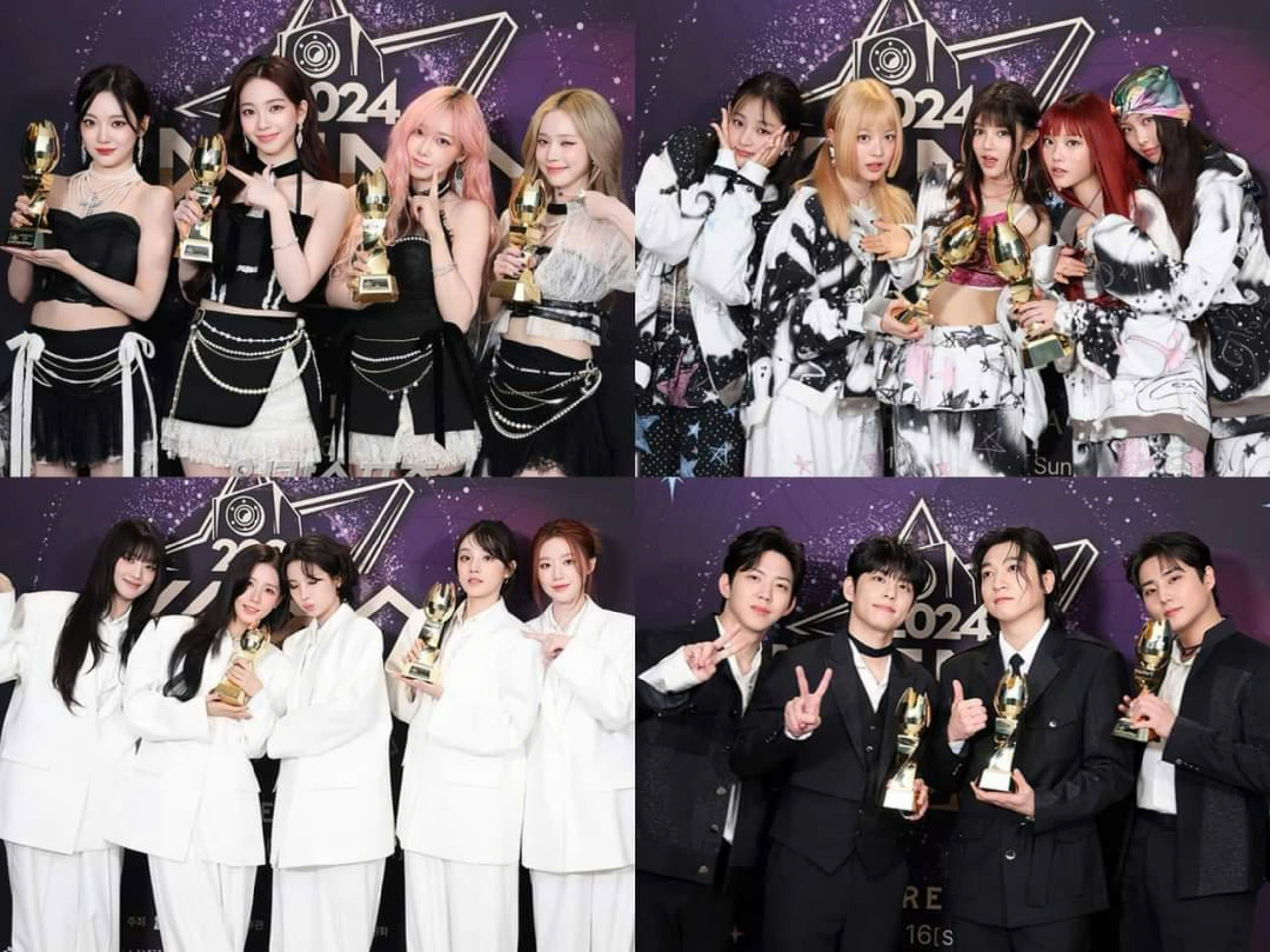 Dàn sao Hàn nổi bật đã chiến thắng giải Daesang tại KGMA 2024, aespa thắng 2 giải Daesang và NewJeans phát biểu với sự nghiệp tương lai của nhóm