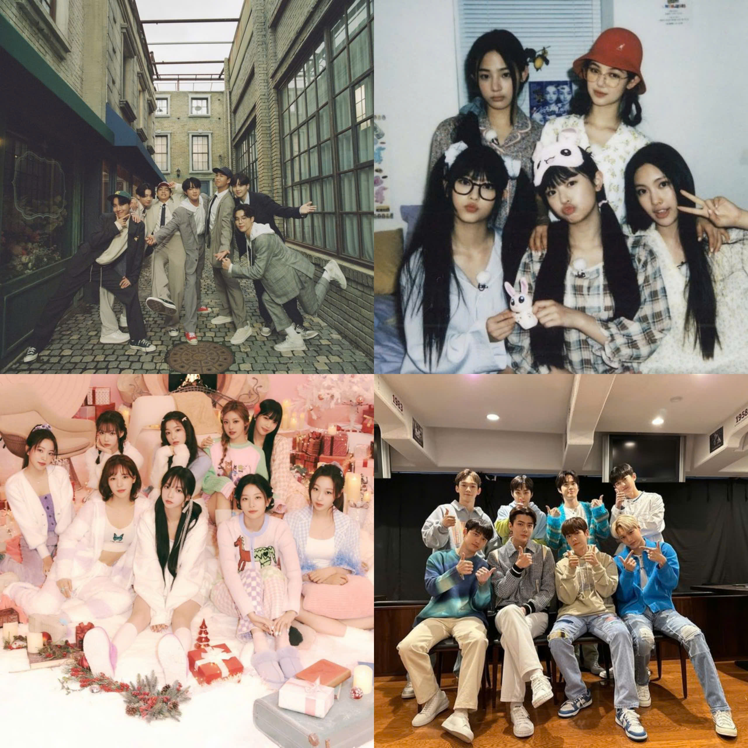 Hàng loạt bài hát Giáng Sinh của các nhóm nhạc Kpop leo lên BXH báo hiệu Noel đã tới gần