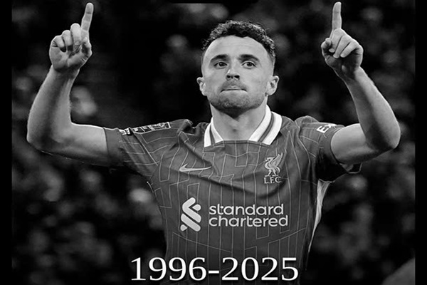 Ngôi sao Diogo Jota của Liverpool qua đời vì tai nạn giao thông
