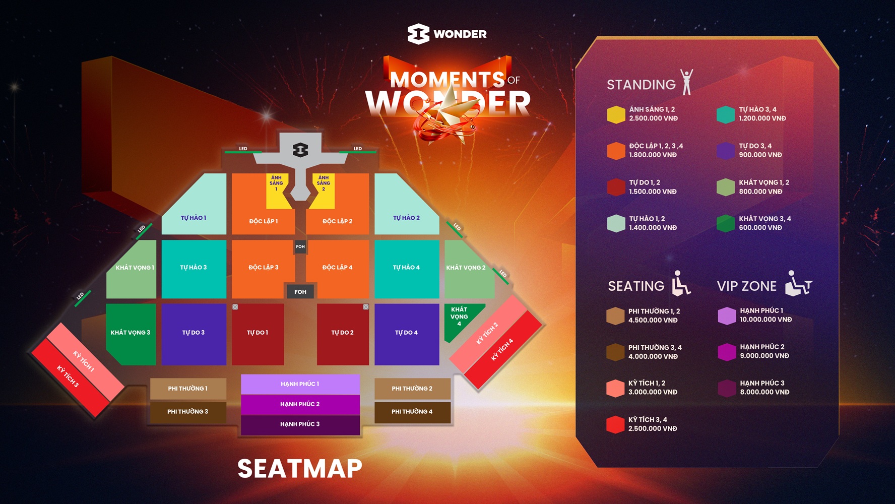 Siêu nhạc hội Moments of Wonder chính thức bán vé từ ngày 1.8: khai hoả cuộc đua săn vé