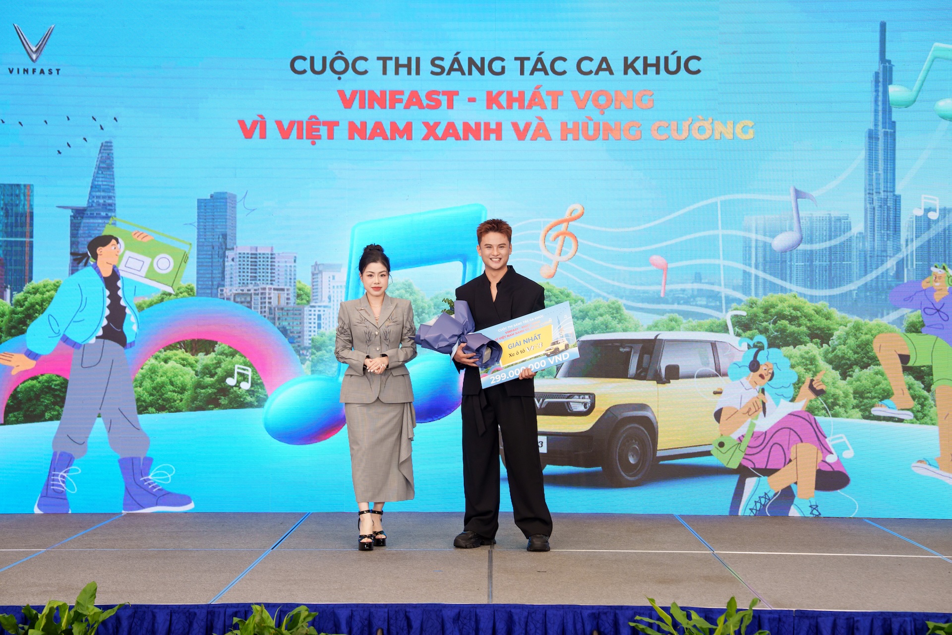 VinFast trao giải cuộc thi sáng tác ca khúc ‘VinFast – Khát vọng vì Việt Nam xanh và hùng cường’