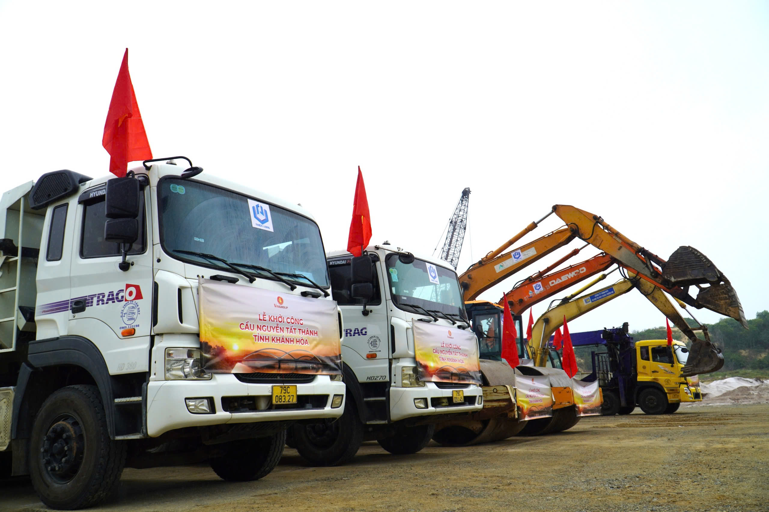 Khí thế rầm rộ khởi công cầu Nguyễn Tất Thành