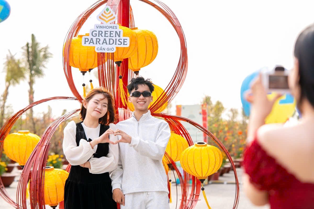 Check-in ‘cháy máy’, chơi vui hơn Tết: Green Paradise Tet Fest thành ‘điểm phải đến’ cho các cặp đôi mùa Valentine