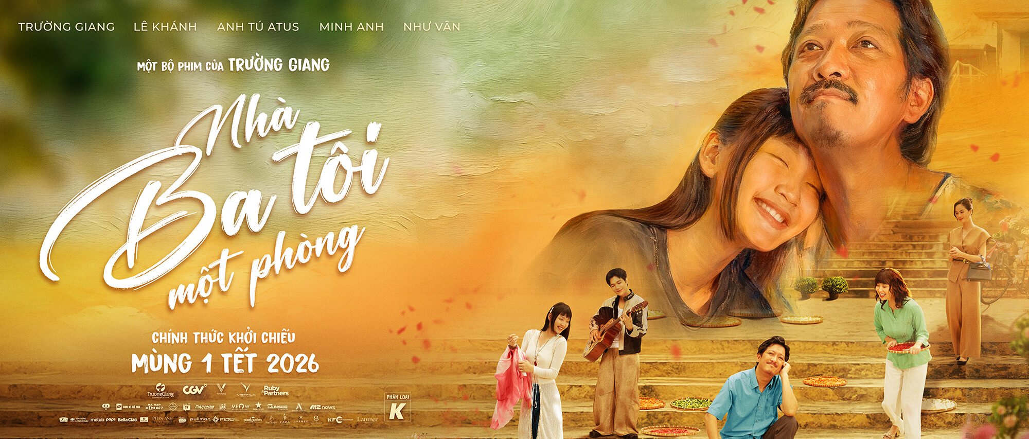 ‘Nhà ba tôi một phòng’ – bộ phim gia đình đáng xem nhất mùa Tết 2026?