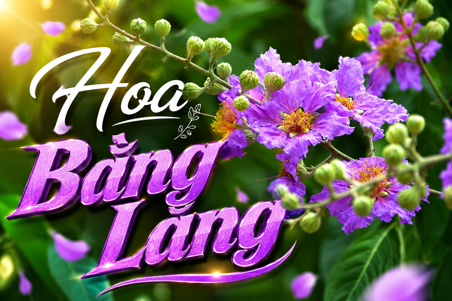 Màu tím bằng lăng trong những ngày hè