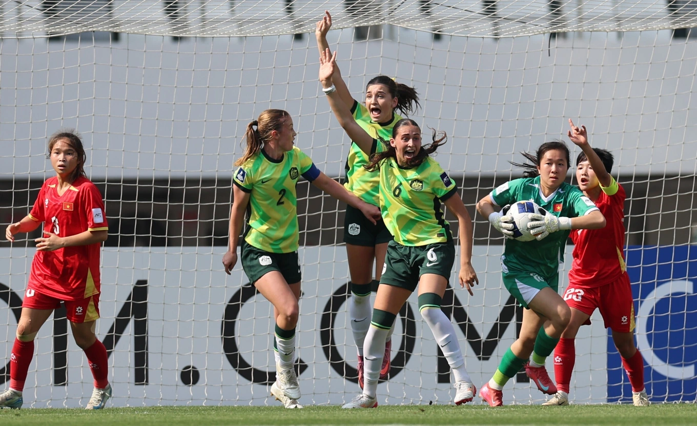 U17 nữ Việt Nam lỡ hẹn với World Cup sau thất bại trước Australia