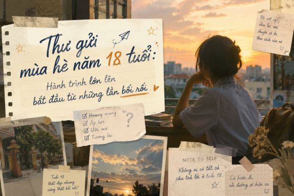 Thư gửi mùa hè năm 18 tuổi: Hành trình lớn lên từ những lần bối rối