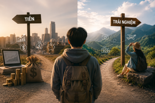 Tiền hay trải nghiệm: Điều gì làm nên tuổi trẻ đáng giá?