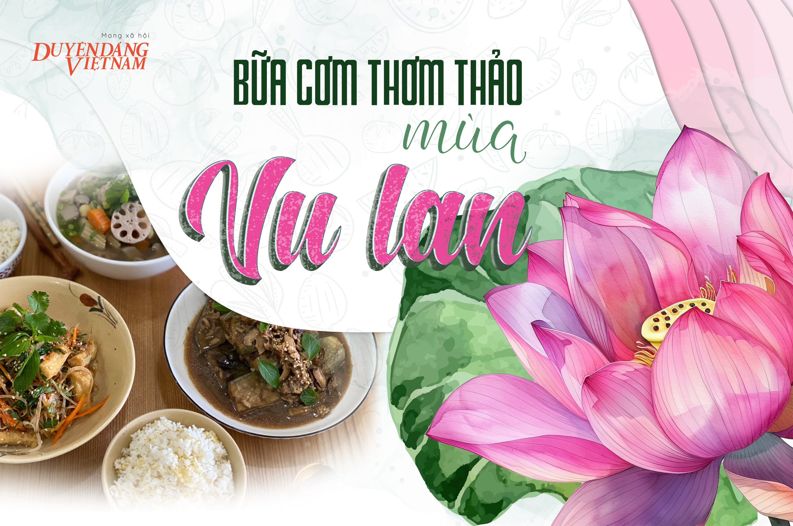 Bữa cơm thơm thảo mùa Vu Lan
