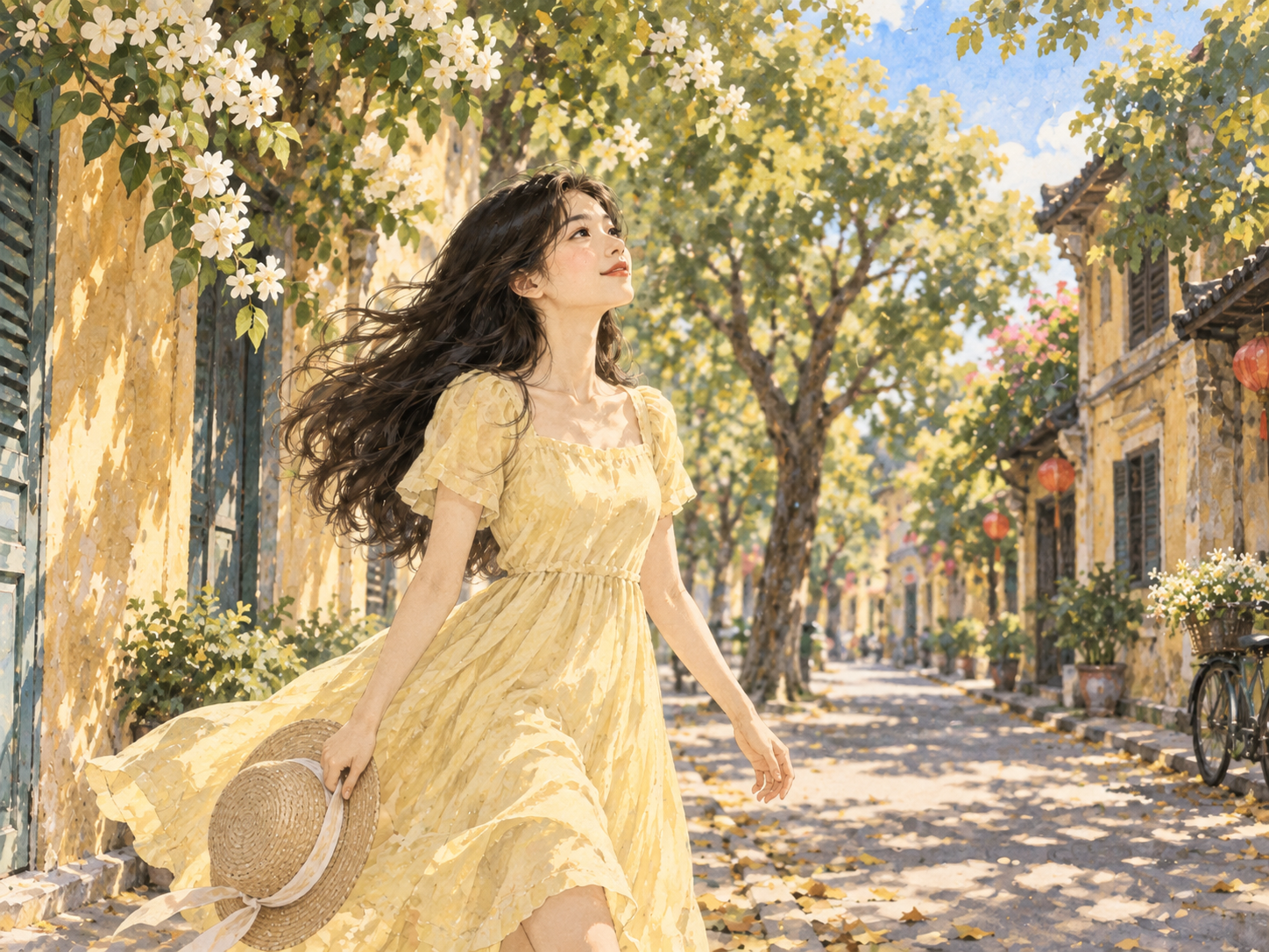 Cô gái thấy mùi hương