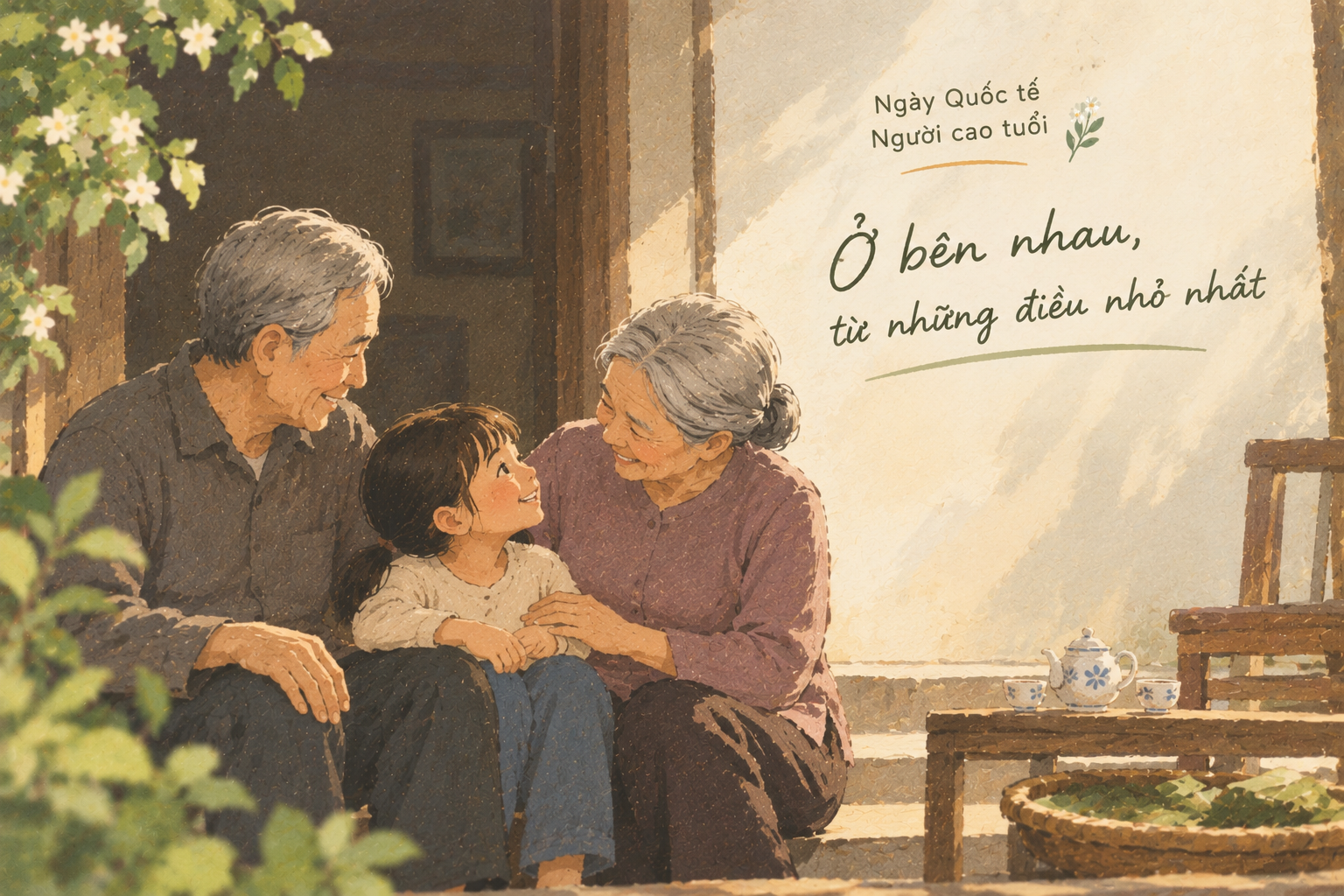Một mình giữa căn nhà đông người