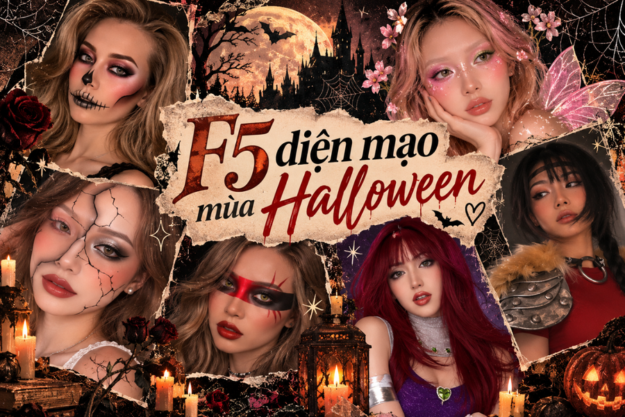 Từ makeup ma mị đến hóa trang nhân vật: F5 diện mạo mùa Halloween